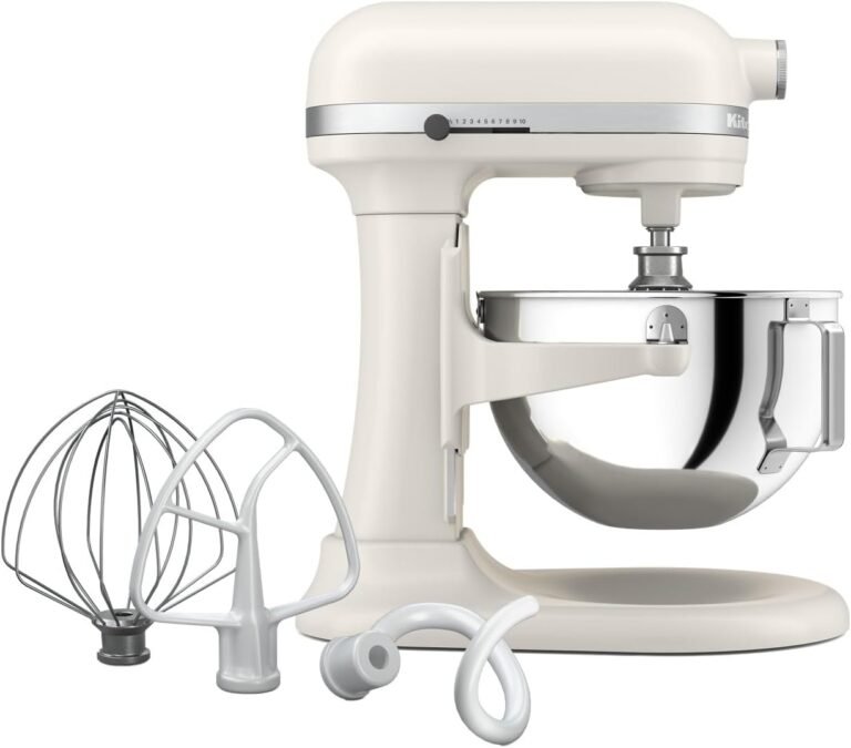 KitchenAid 5.5-Qt Bowl-Lift Stand Mixer KSM55SXXX (Porcelain White)
