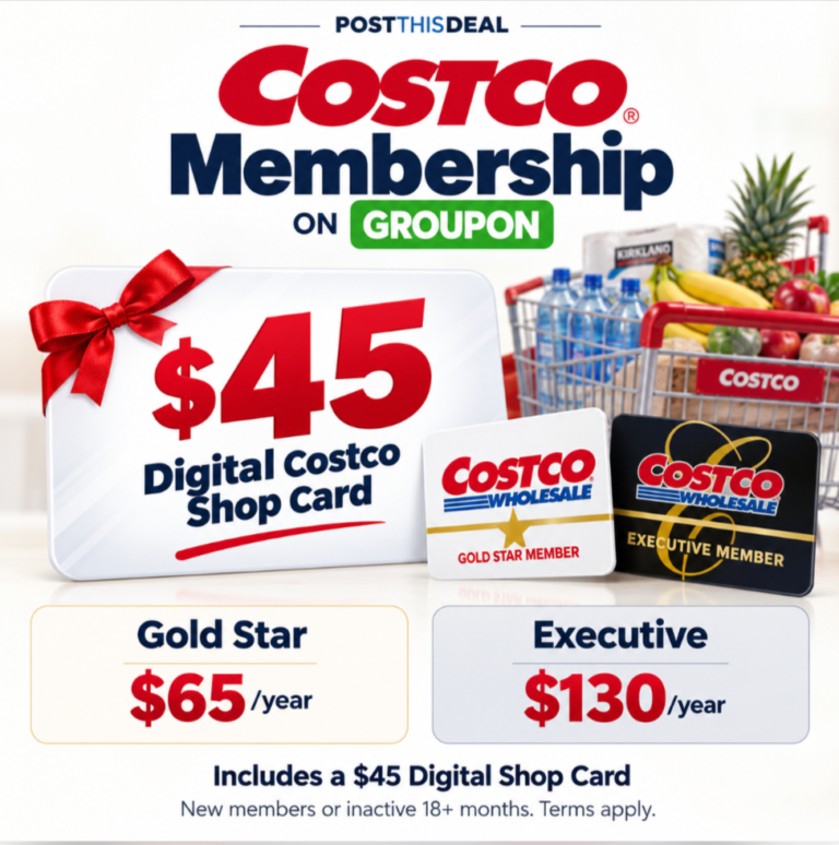 Costco 1-Year Gold Star Membership with $45 Digital Costco Shop Card