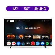 FPD 50-inch Smart TV, 4K UHD Google TV with Google Play Built-in Google Cast , Dolby Audio, Hdr 10, Flat Television with Assistant Voice Control