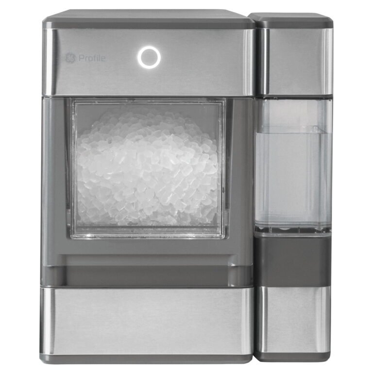 GE Profile Opal Nugget Ice Maker with Side Tank, Stainless Steel, 33 lbs/day
