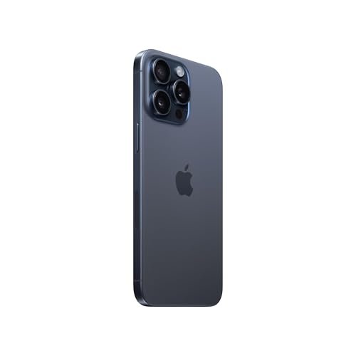 Apple iPhone 15 Pro Max, 512GB, Blue Titanium - Unlocked (Renewed)