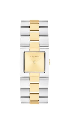 Calvin Klein Women's CK Meridian - 22mm 2H Quartz Slim Watch - Stainless Steel Bracelet - Minimalistic Stylish Timepiece - Premium Fashion - Gift for Her