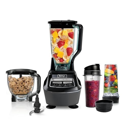 Ninja Kitchen System Pro, 1500W, 72oz Pitcher, 8-Cup, Black, BL770
