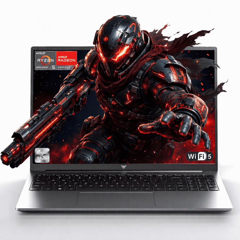 NIPOGI Laptop 15.6 in FHD Business Laptop computer AMD Ryzen 5 7430U 16GB DDR4 512GB SSD with Windows 11 Pro