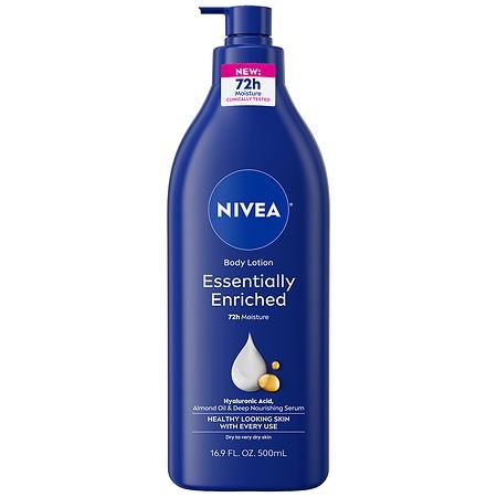 Nivea Essentially Enriched Body Lotion with Hyaluronic Acid, 16.9 fl oz