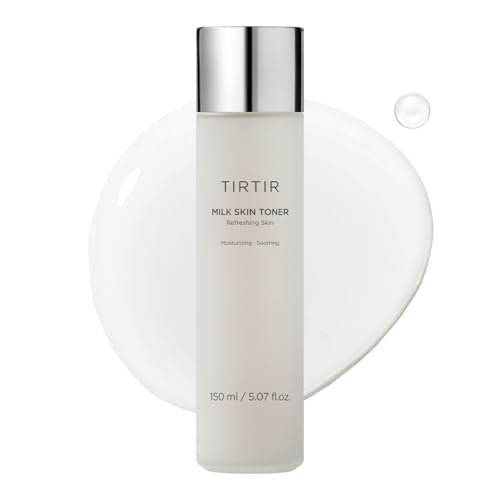TIRTIR Milk Skin Rice Toner - Deep Moisturizing, Hydrating and Refreshing for face, Niacinamide, Ceramide, Rice Bran Extract, Nature-Oriented Ingredients, Korean Skin Care, Vegan, 150ml / 5.07 fl.oz.